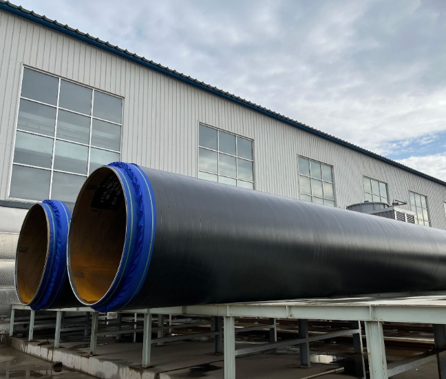 京山喷涂缠绕聚氨酯保温管